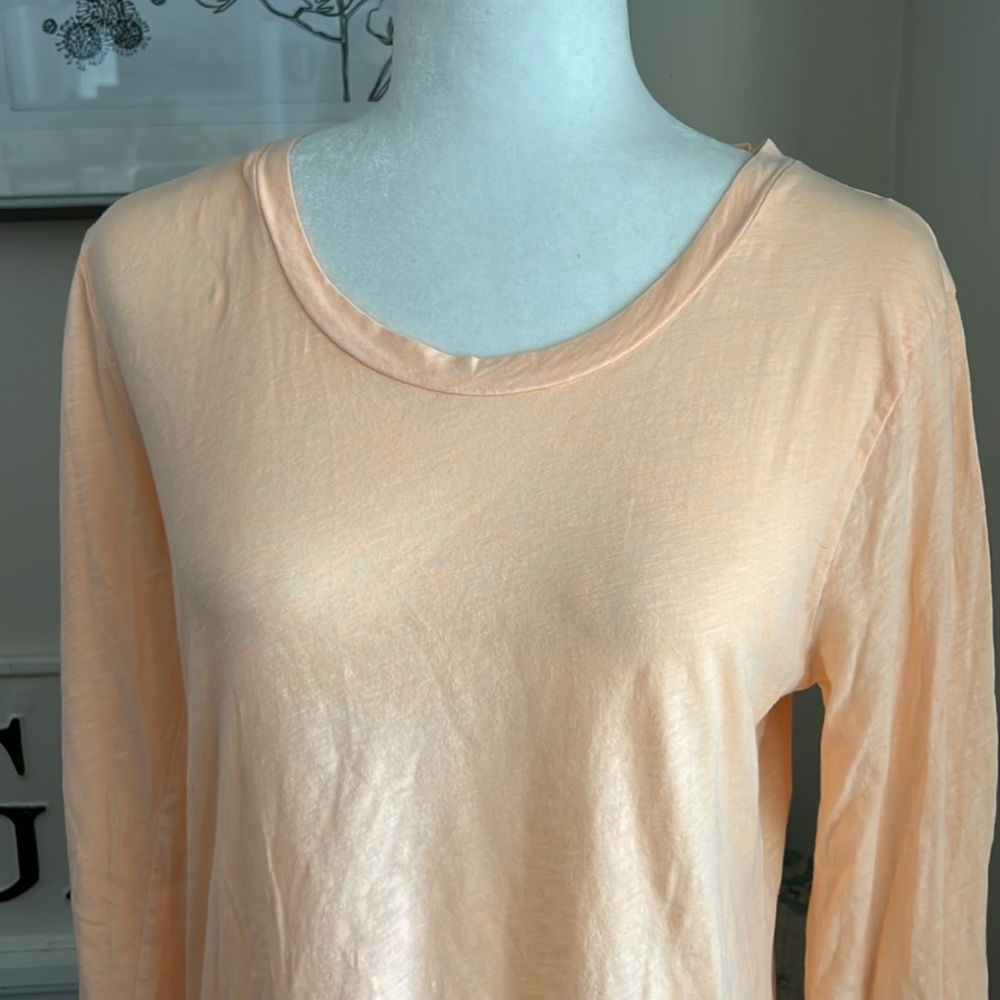 J. Crew Vintage Cotton Long Sleeve Crew Neck
